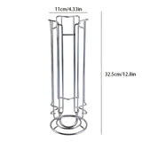 Coffee Capsule Display Rack Rotatable Storage Stand 24-Cup Storage Rack Anti-Slip Bottom For Capsules Coffee Tools