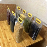 10pcs 5kg/10kg Rice Grain Packaging Bag Plastic with Handle Food Vacuum Bag Insect Proof Moisture-proof Food Storage Sealed Bag