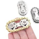 New EDC Sprockets Flywheel Gyro - Antistress Anxiety Metal Bike Chains Fingertip Spinner Fidget Toys For Adult