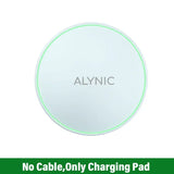 Fast Wireless Charger Pad Stand for iPhone 16 15 14 Samsung Xiaomi Earphone Phone Chargers Induction Wireless Charging Station