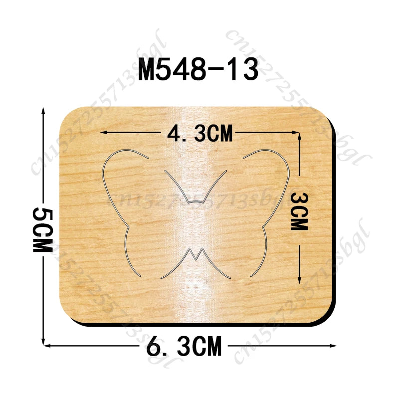 New Cutting Dies New Arrivals Scrapbooking 16MM Knife Suitable for Rolling Type Wooden Mold Cutting Machine