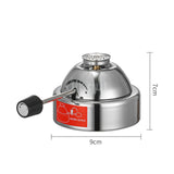 Butane Mini Burner Portable Gas Burner Inflatable Coffee Brewing Stove with Gas Valve Pipe Butane for Trekking Hiking and Picnic