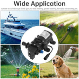 Electric Pressure Washer Pump 100W 160PSI 12V DC Water Transfer Pump Diaphragm Self Priming Sprayer Water Pump for Home / Garden