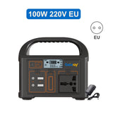 Gaiaray Portable Power Station 100W 24000mAh LiFePO4 Charging Energy Station Solar Generator AC 220V Power Bank for Camping