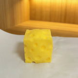 Squeeze Cheese Cube Toy Stress Relief Squishy Soft Ball Slow Rebound Relief Anxiety Fidget Toy for Kids Adults ADHD Autism Gifts