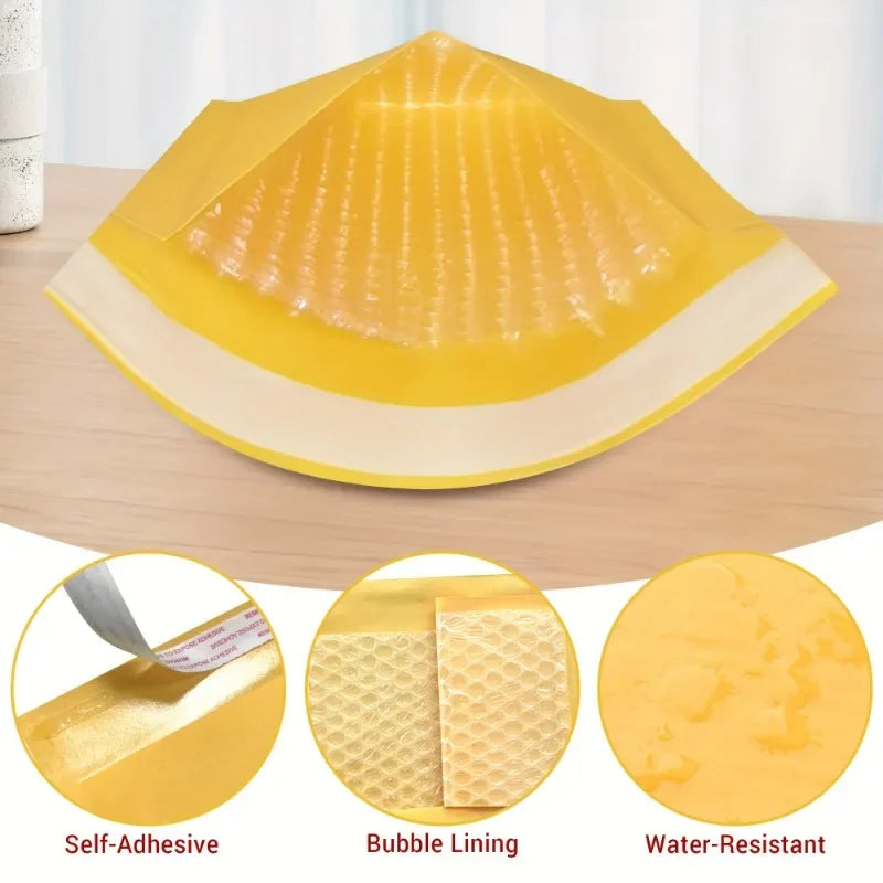 Self-Seal Packaging Bags Kraft Paper Bubble Envelopes Bag Waterproof Mailers Bag Shipping Envelope Pouch Gift Storage Organizer