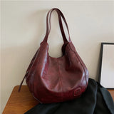 Womens Hand Bags Soft PU-Leather Shoulder Bags Ladies All-Matching Shopping Dating Bag Large Capacity Crossbody Bag Gift