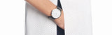 1 Set Women Leather Watches Minimalist Style 6.9mm Ultra Thin Dial Black Gift Box Adjuster Spare Strap Women's Dress Wristwatch
