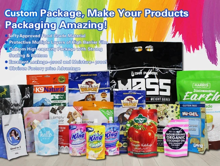 100PCS Stand-up Matte Aluminum Foil Window Ziplock Bag DIY Snack jewelry Spice Candy Customize Logo Brand Gift Storage Pouches