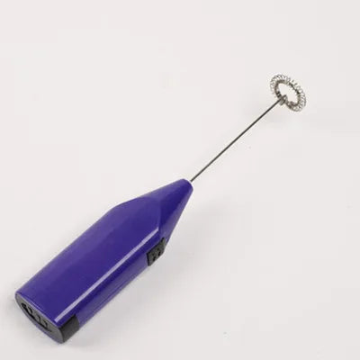Mini Electric Coffee Blender Handheld Eggbeater Stainless Steel Milk Milker Bubble Drink Stir Bar Creative Kitchen Cooking Tools