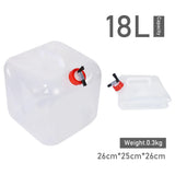 10/15L/18L/20L Thickened Collapsible Water Storage Container Large Capacity Outdoor Camping Drinking Bag Water Tank Bucket