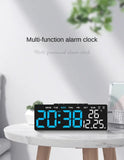 Digital Led Alarm Clock Temperature Date and Week Display Table Clock Night Mode Brightness Adjustable Electronic Alarm Clocks