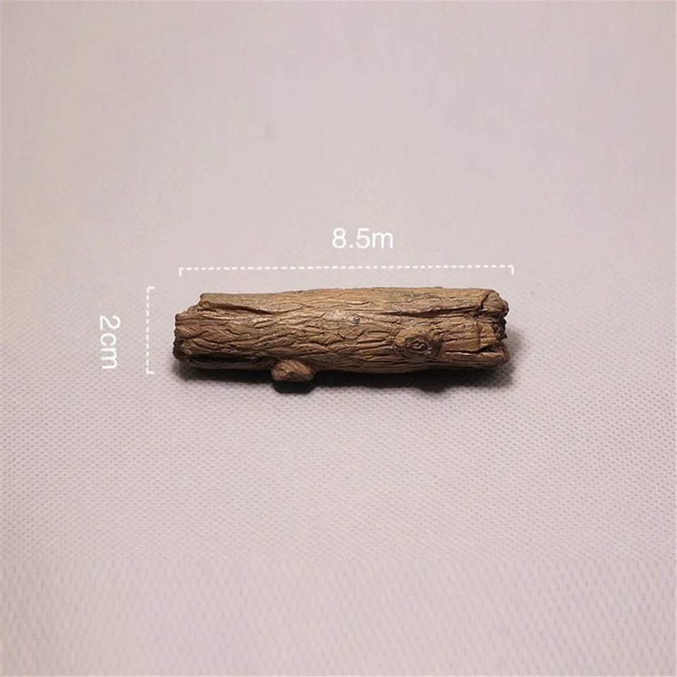 Mini Trunk Branch Stump Miniatures Fairy Garden Home Decor Desk Home Decoration Accessories Gift Home Decor Accessories