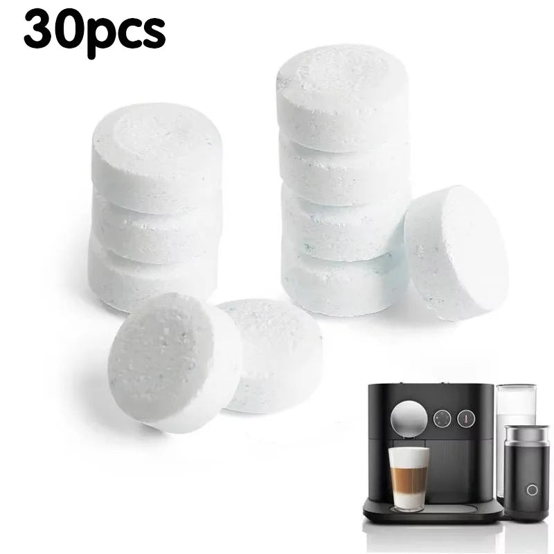 10/20/30/60Pcs Coffee Machine Cleaning Tablets,Remove Pipe Grease,Scale And Residue,Suitable for Fully Automatic,Semi-Automatic