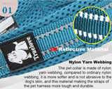 Winhyepet Dog Walking Collar Comfort Padded with Buckle Nylon Traveling Collar Tactical Dog Suplies 11 Colors Size XXS-XXXL