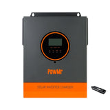 PowMr 24V 3200W 110V Hybrid Solar Inverter MPPT 60A Charger Controller Max PV Solar 108Vdc inversores híbridos solares for home