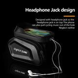 Bicycle Bag Touch Screen Phone Case Holder Large Capacity Top Frame Tube Bag MTB Road Bike Bag Phone Case Cycling Accessories