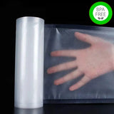 3 rolls of 3m vacuum sealed bag, free of bisphenol A, seven layer co extruded diamond grain food packaging bag