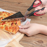Professional Pizza Scissors Detachable Sharp Stainless Steel Blade Pizza Cutter Scissors Easy Cutting Pizza Spatula Slicer Tools