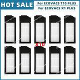 Compatible For ECOVACS T10 PLUS / X1 PLUS Replacement Spare Parts Accessories Main Side Brush Hepa Filter Mop Cloth Dust Bag