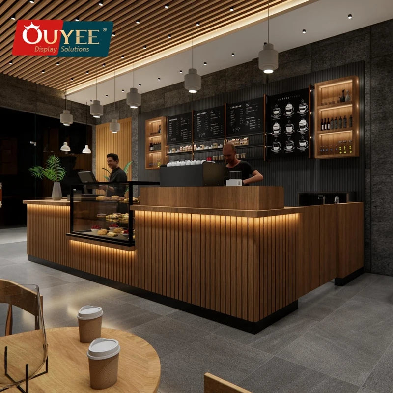 Coffee Shop Bar Counter, Modern Style Coffee Shop Counter Coffee Shop Coffee Shop Counter Bar Bar Counter for Coffee Shop Bar