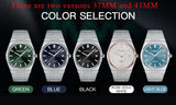 New Specht&Sohne Wine Red Men's Mechanical Wristwatch Miyota Automatic Watches Sapphire Crystal 37MM Stainless Steel Waterproof