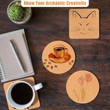 Table Cork Coasters Coasters for Coffee Bottom for Drinking Cup Aesthetic Coasters for Drinks Cup Coaster