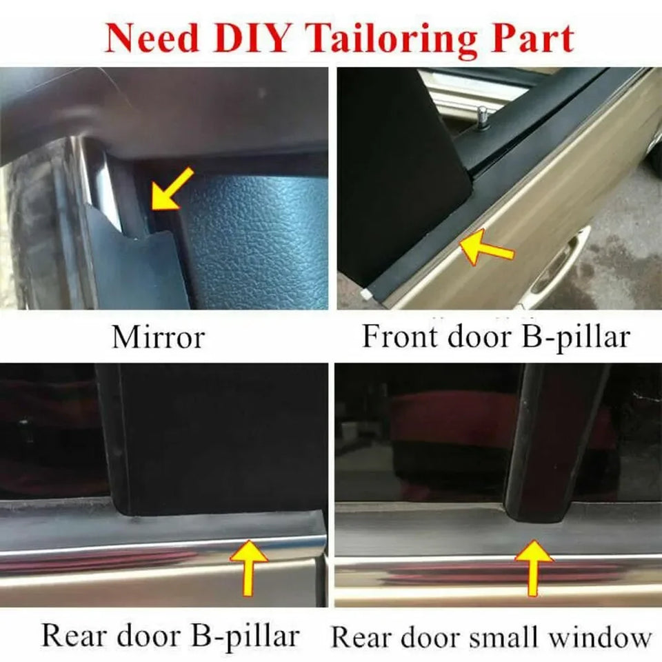 Car Windows Seal Weatherstrip Sealing Strips Edge Trim For Cars Door Glass Window Rubber Seal Automobile Strip Auto Rubber Seals