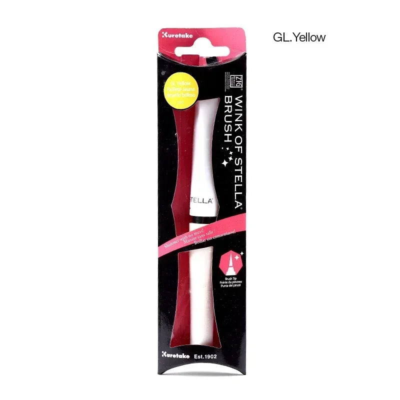 1PC ZIG Kuretake Wink of Stella Bling Brush Pen Multicolor Shiny Watercolor Flashing Powder Soft Glitter Pens MS-56 Marker