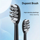 Electric Toothbrush Rotary Cleaning Teeth Brush Waterproof Electronic Tooth Brush With Timer USB Rechargeable Toothbrush 10 head