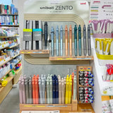 Uni-ball ZENTO Click Gel Pen,0.38/0.5/0.7mm Various Colors Water-based pen With Ergonomic Grip Smooth Writing for School&Office