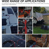 US Stock Solar Extension Cable 10AWG 100M 50M 30M 25M 6mm2 IP67 Solar Power Cable Red Black For PV Panel Connection Home RV Boat