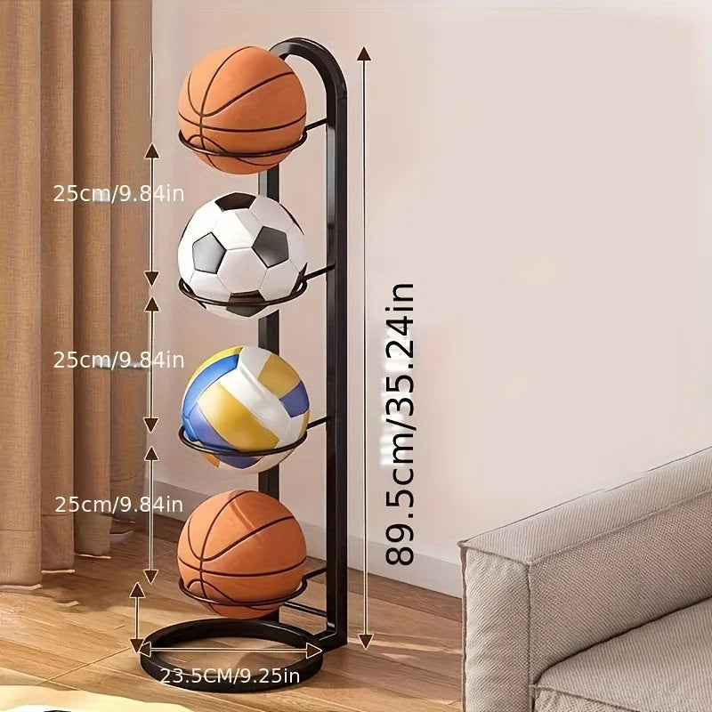 Indoor Children Basketball Storage Rack Put Ball Football Storage Basket Placed Rack Kindergarten Volleyball Stand Holder Space