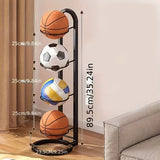 Indoor Children Basketball Storage Rack Put Ball Football Storage Basket Placed Rack Kindergarten Volleyball Stand Holder Space