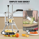 SucceBuy Commercial Vegetable Fruit Heavy Duty Professional Food Dicer Kattex French Fry Cutter Onion Slicer Stainless Steel