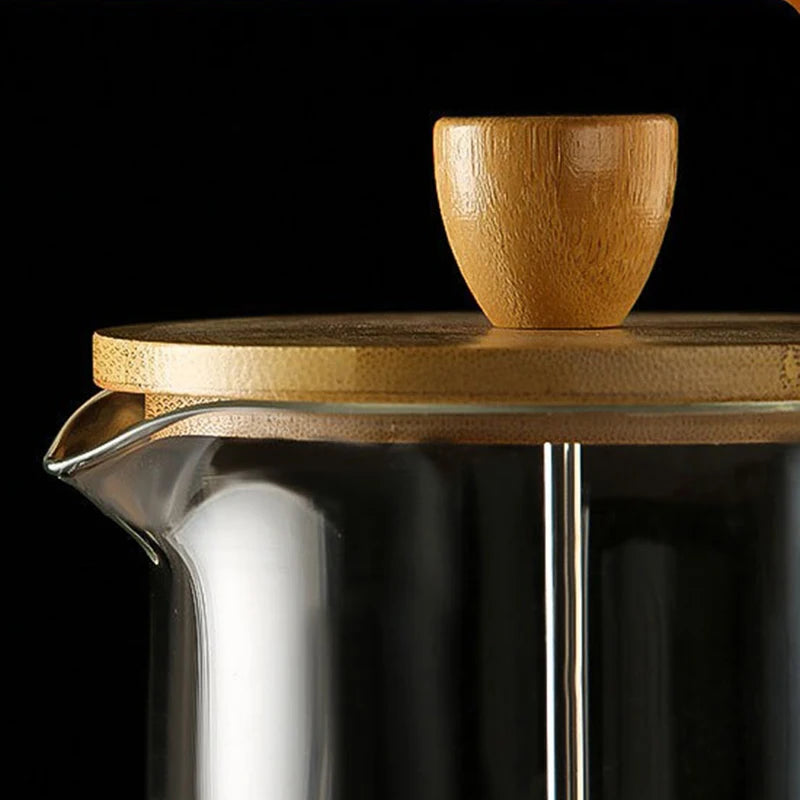 Coffee French Press Pot With Filter high borosilicate glass Hand Punch Coffee Pot Multifunctional Brewings Tea Milk Pot Tools