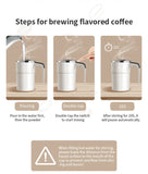 Automatic Stirring Cup Rechargeable Portable Coffee Electric Stirring Stainless Steel Mixer Rotating Magnetic Self Stirring Mugs