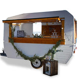 Popular Mobile Food Trailer Street Breakfast Snack Ice Cream Shop Fried Skewers Barbecue Food Kiosk Food Trailers for Sale