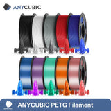 5KG ANYCUBIC PETG Filament PLA 3D Printer Multicolor 1.75mm Plastic 3D Printer Filament For Kobra 3 Combo S1C FDM 3D Printer