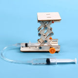 Kids DIY Science Toys Educational Scientific Experiment Kit Hydraulic Lift Table Model Physics School STEM Projects