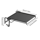 Cabinet Foldable Wall Desk Laundry Floating Table Space-Save Kitchen Shelf With Towel Rack Countertop Cabinet Extension Storage