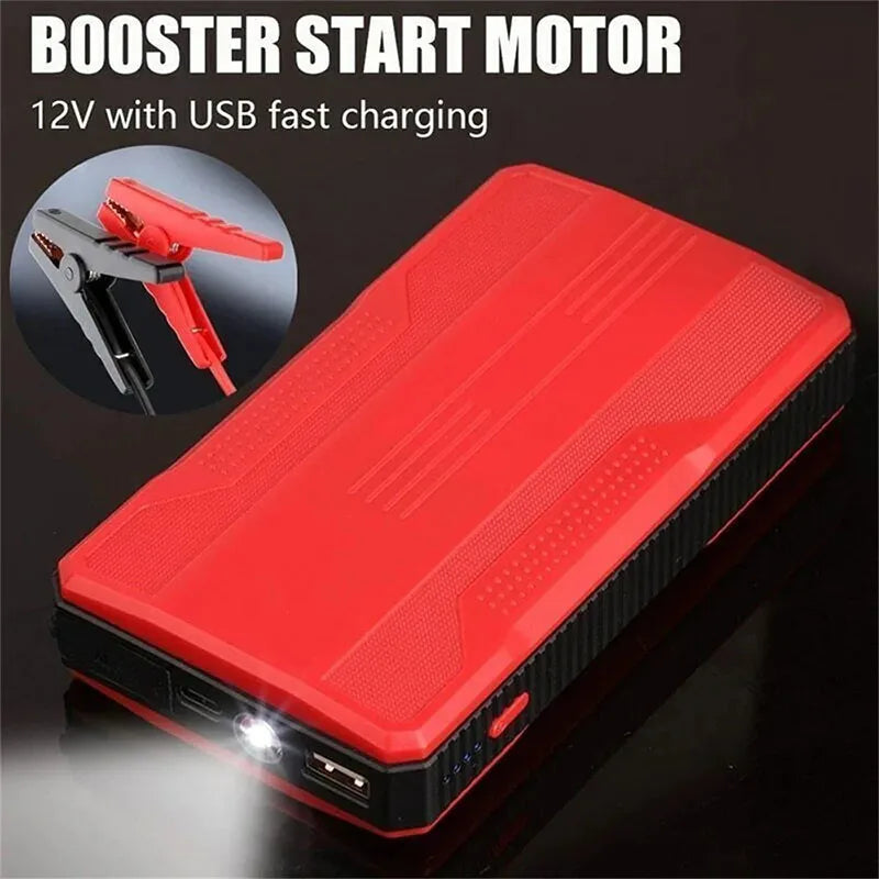 Minus Two 1000A Car Jump Starter with Air Compressor 12V Emergency Booster for Gas & Diesel Vehicles
