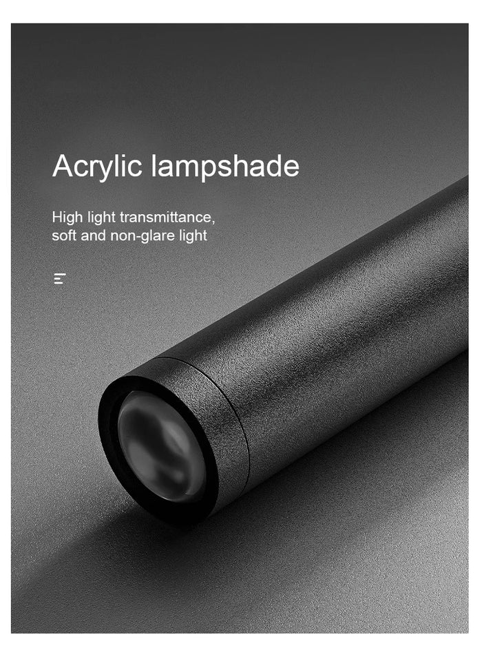 Modern Minimalist LED Longer Pendant Lights For Bedroom Bedside Reading Chandelier Lamps Living Room Bar Coffee Decor Fixtures
