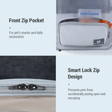 Cat Carrier Outdoor Portable Breathable Pet Bag Shoulder Backpack Handheld Pet Bag Expandable Pet Backpack Cat Backpack