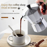 600ML Aluminum Mocha Coffee Pot Espresso Coffee Maker Percolator Tool Home Hand-brewed Octagonal Moka Pot Kitchen Utensils
