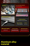 LEOBOG Hi75C Mechanical Keyboard 3Mode/Wired kit Hot Swap With Knob RGB Aluminium Alloy Gasket Hi75C Keyboard Kit PC Custom Gift