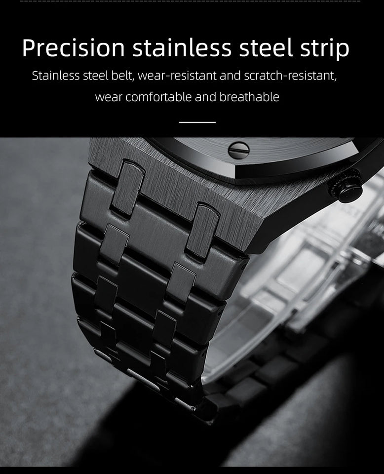 CHENXI Business Quartz Man Wristwatch Multi-function Luminous Calendar Men's Watches Waterproof Chronograph Stop Watch
