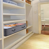 Under Bed Storage Containers Ample Quilt Storage, Dustproof, Space Saving, Convenient Under Bed Solution Closet Organization