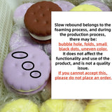 Squishy Simulated Cake Squeeze Toy Stress Relief Slow Rising Sensory Fidget Toys for Anxiety ADHD Autism Kids Adults ASMR Fun