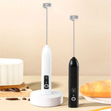 hot Electric Milk Frother Portable Egg Beater Hand Held Coffee Whisk Foam Mixer Rechargeable Kitchen Household Milk Foamer